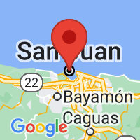 Map of San Juan, PR